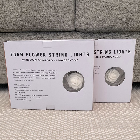 Foam Flower String Lights - Picture 2 of 5